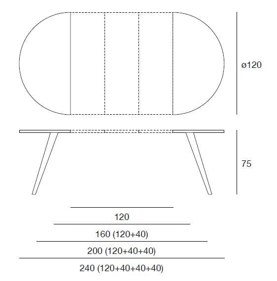 Круглый выдвижной стол из массива дерева Pacini & Cappellini Elegance ARCH-00130942 - Вид №5