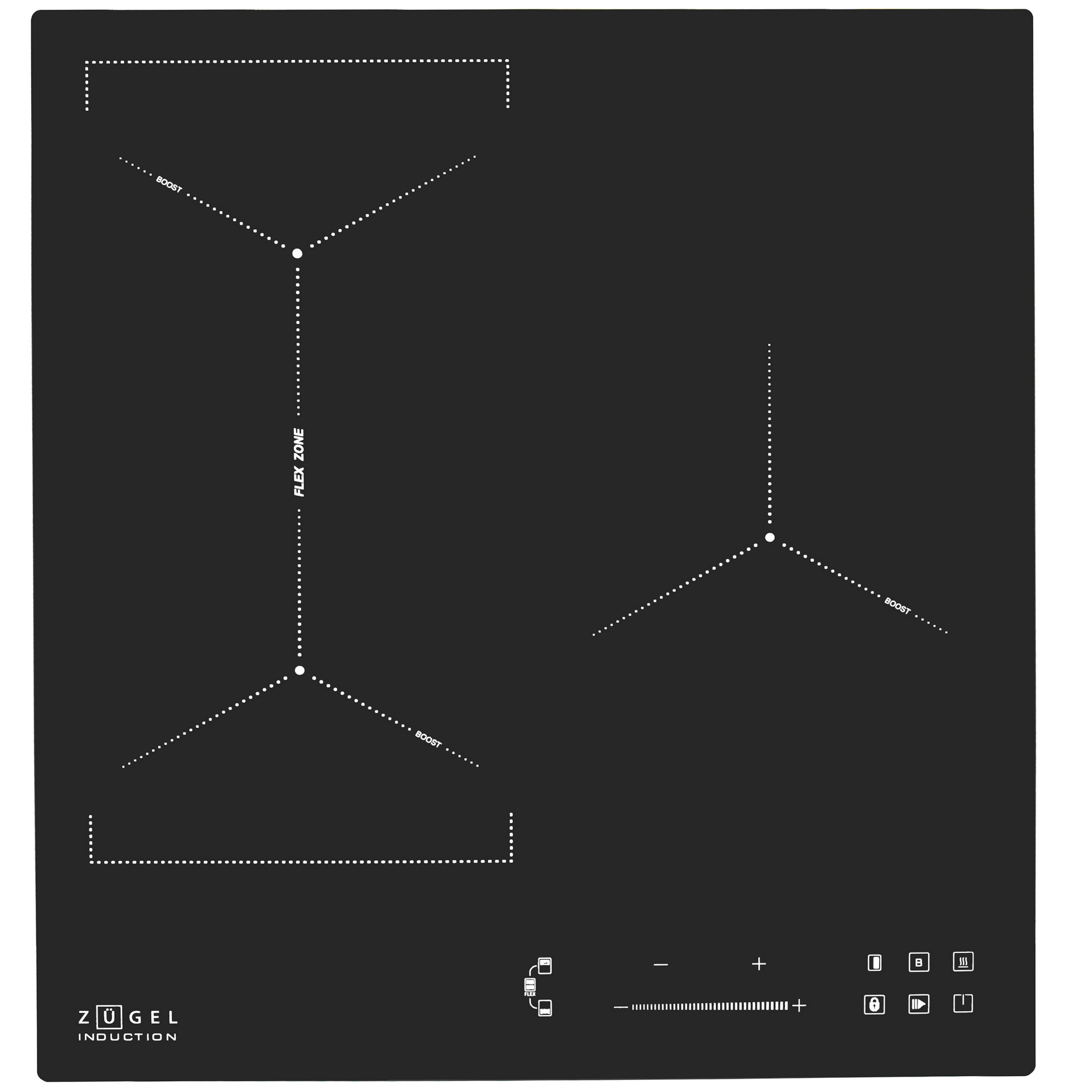 9102993 Индукционная варочная поверхность ZUGEL ZIH454B STDN-0073305