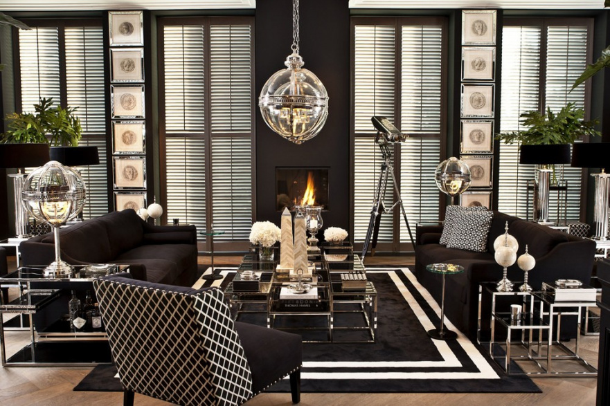 Стул Columbia от Eichholtz Чёрный EICHHOLTZ ДИЗАЙНЕРСКИЕ, EICHHOLTZ 062245 Черный  - Вид №9