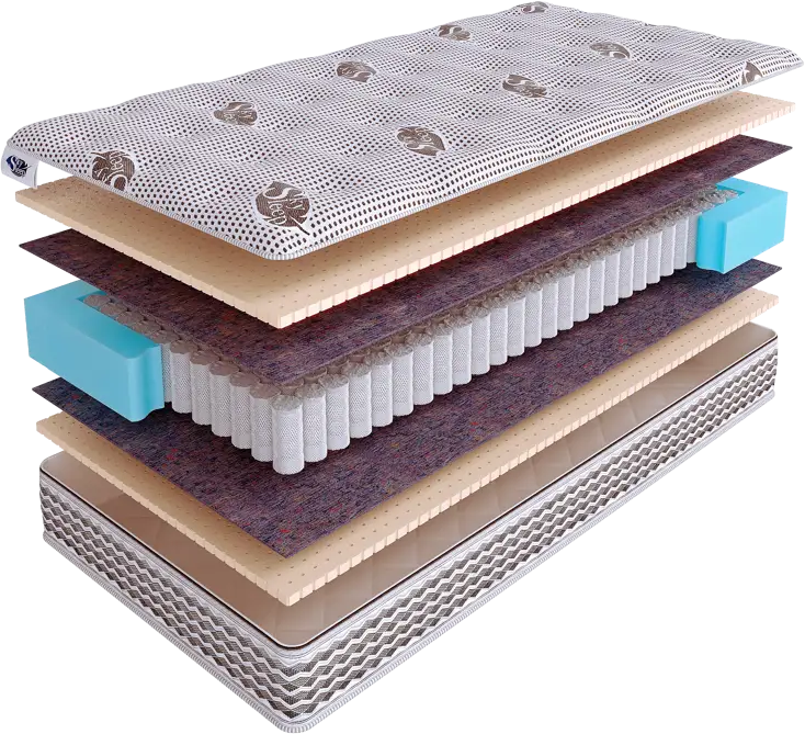 90975411 Матрас SkySleep NATIVE PRO Sleep Comfort S500 80x185 см независимый пружинный блок, односпальный, ортопедический, латекс STLM-1060477
