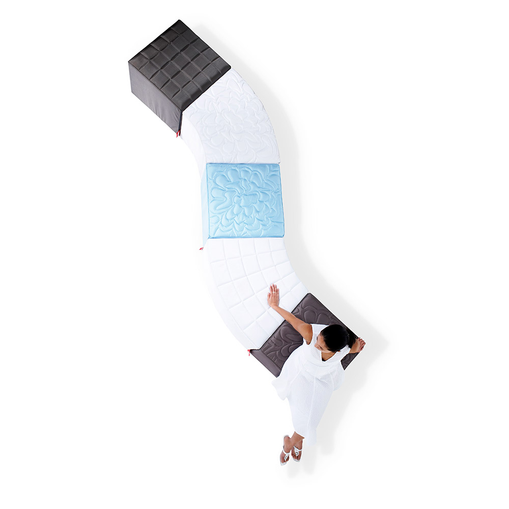 Пуфик Avenue серо-голубой Fatboy 9000731 - Вид №3