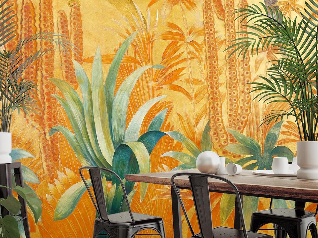 Тропические обои ПВХ бесплатно, ЭКО, моющиеся WallPepper окружающая среда ARCH-00015178