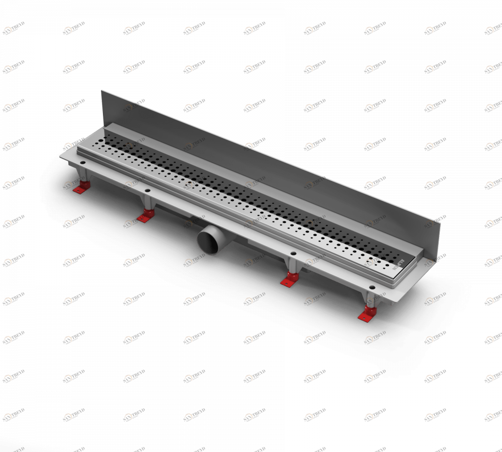 Водоотводящий желоб ALPEN Basic ALP-750B3 для монтажа вплотную к стене 