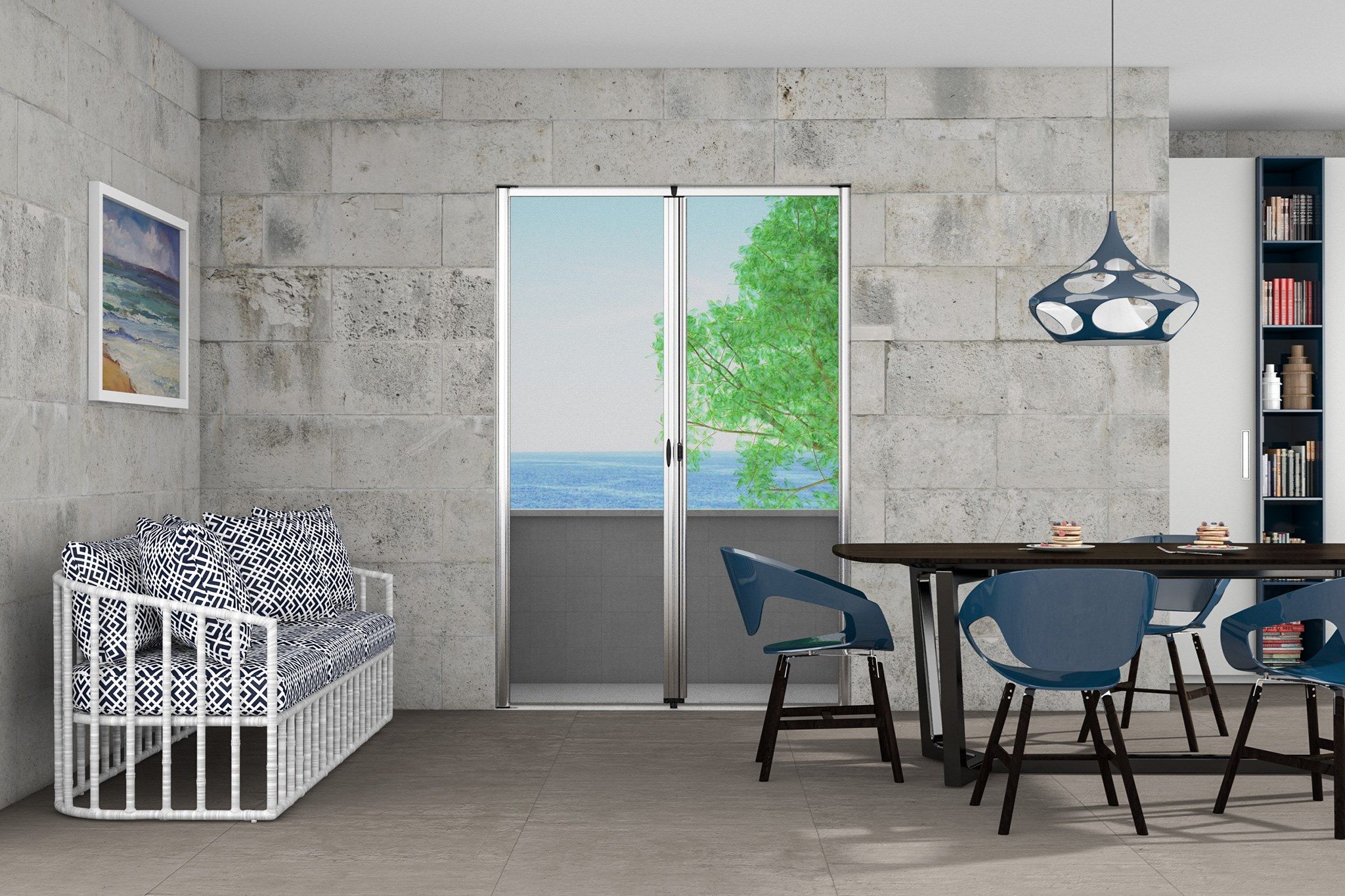 Боковая рулонная москитная сетка Mv Line Zanzariere - Scorrimento Laterale ARCH-00087747 - Вид №1