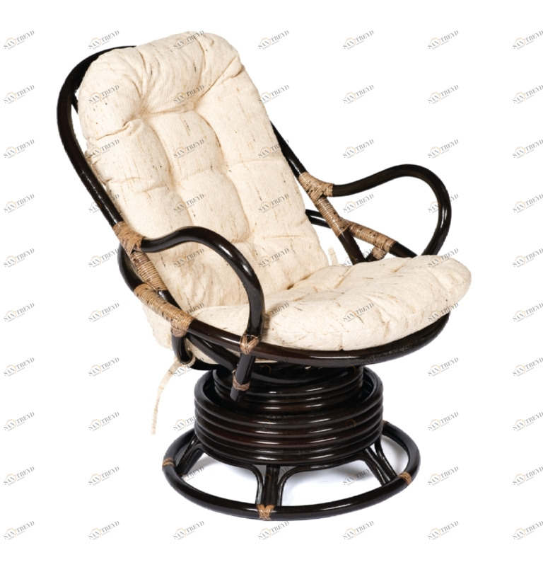 Кресло для отдыха венге Classic ЭКО ДИЗАЙН ПЛЕТЕНАЯ 009674 Бежевый;коричневый 