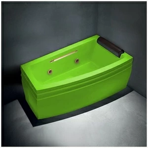 Ванна с гидромассажем салатовая с золотом Gruppo treesse Blanque 1690 DXSTXV166BSZ