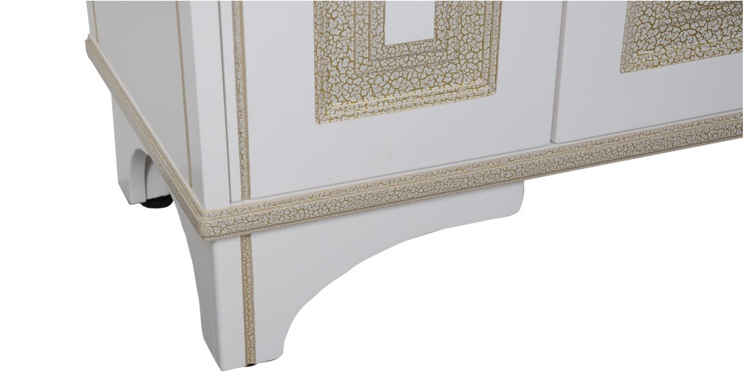 Комплект мебели Aquanet Валенса 100 белый краколет/золото 00182921 - Вид №6