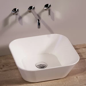 WA03BIANCO Накладная раковина на столешницу  квадратная Simas