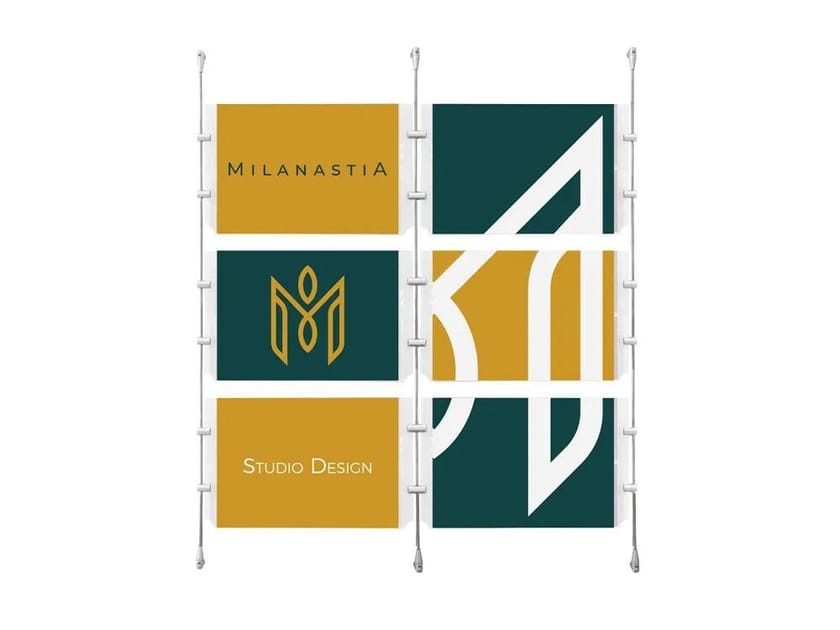 Настраиваемый крытый стальной знак знак STUDIO T Teknoline ARCH-00134646