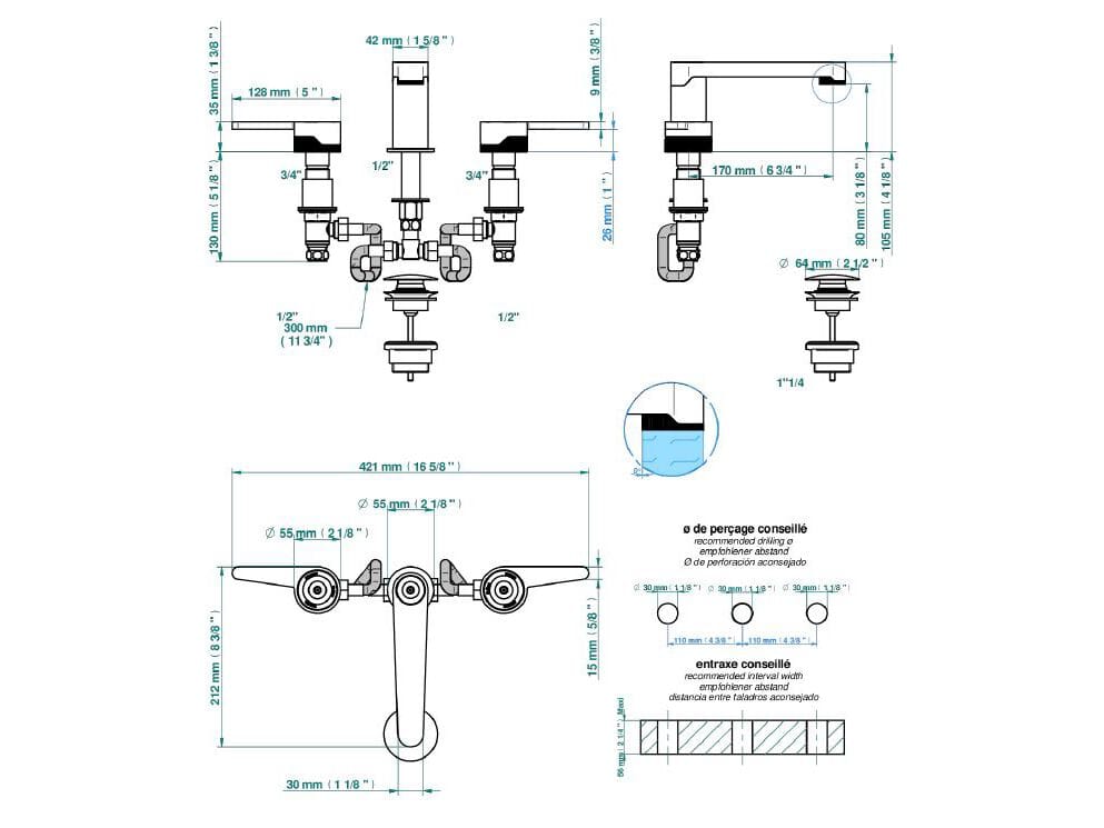 Смеситель для раковины THG Paris ZOOM.12 ARCH-00095762 - Вид №2