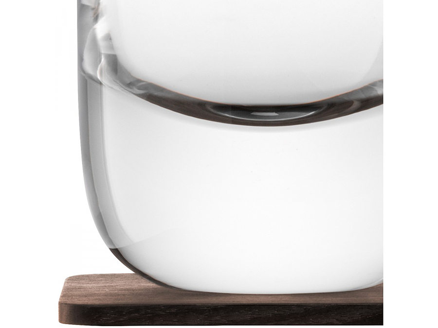 G1211-09-301 Набор стаканов с деревянными подставками renfrew whisky, 270 мл, 2 шт. LSA International  - Вид №3