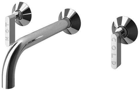 GEDA Смеситель для умывальника из латуни с 3 отверстиями Koè Koe57 Santreyd - Вид №2