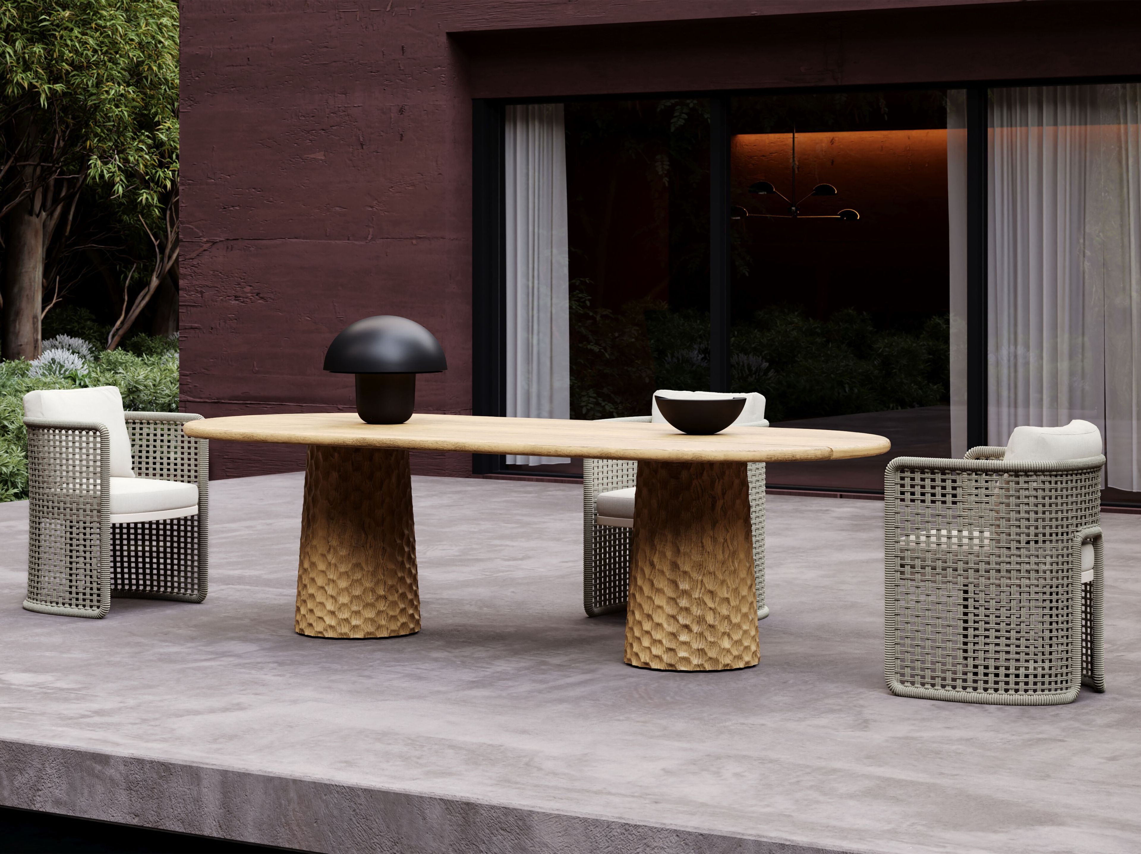 ТИК овальный садовый стол SNOC Miura ARCH-00018893