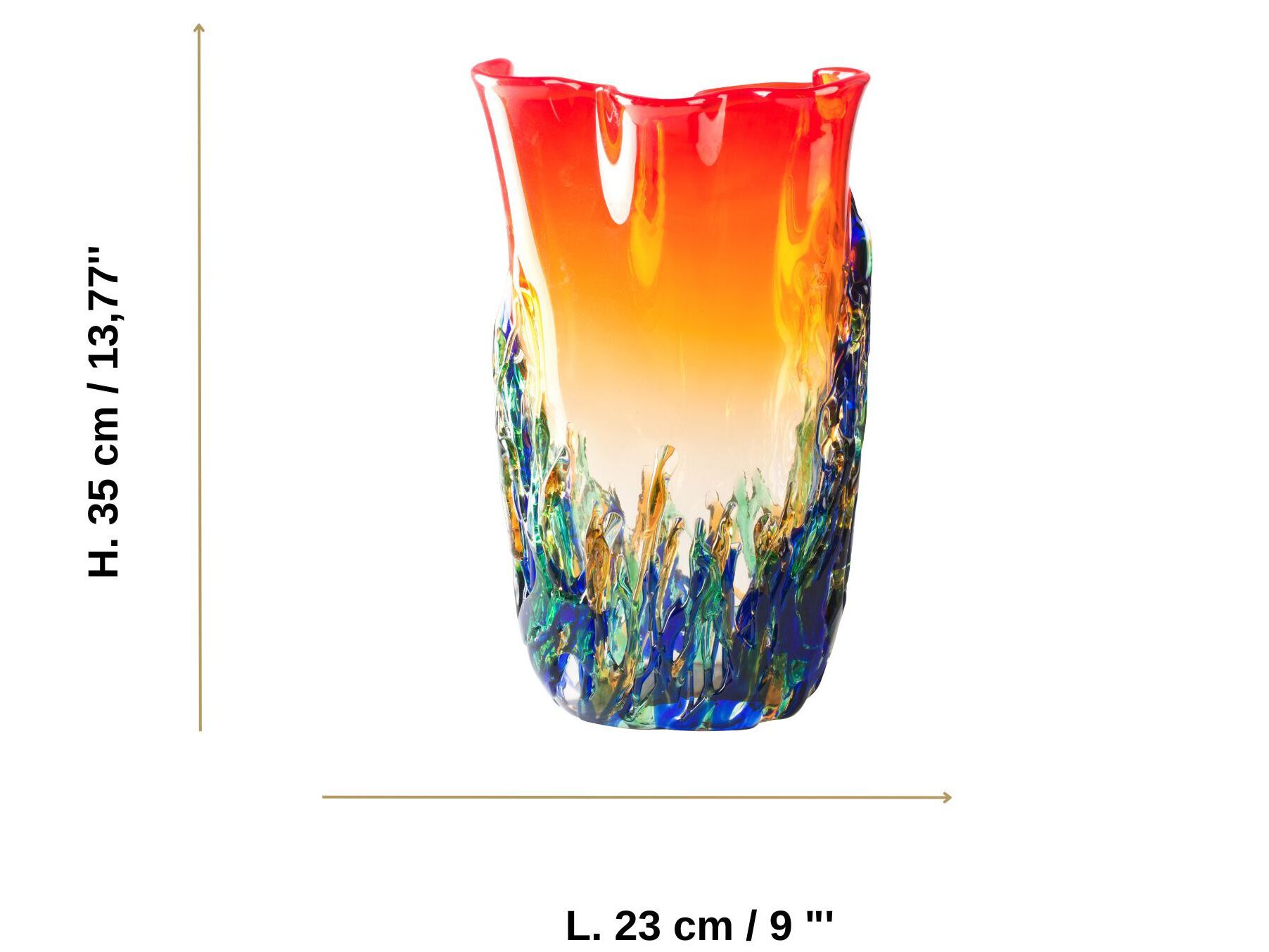 ВАЗа ручной работы из муранского стекла YourMurano Wired Vases ARCH-00054114 - Вид №7
