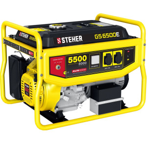 Электрогенератор   бензиновый STEHER GS-6500Е 5307662