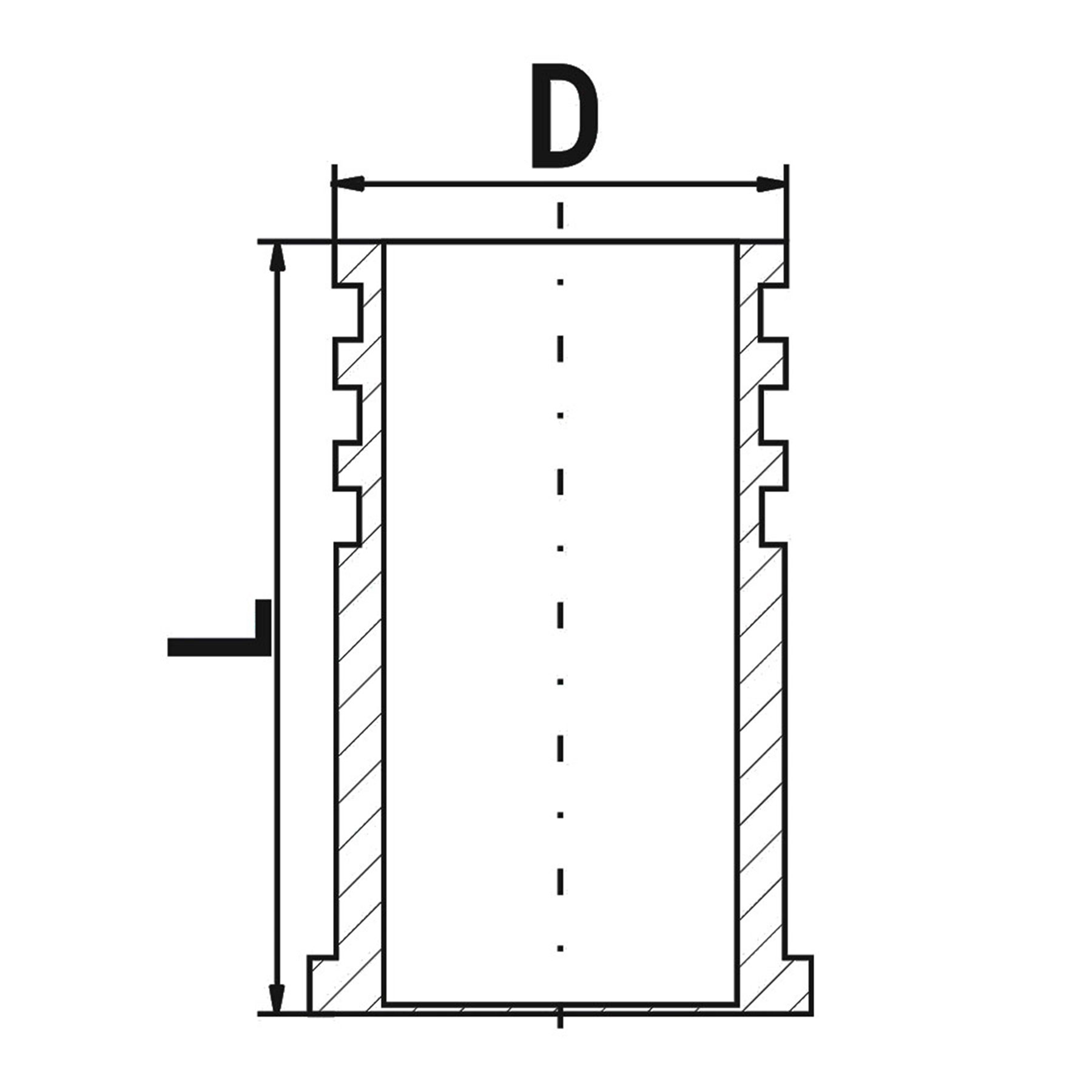 VF.050.000.012 Valfex Штуцер для фитингов с накидной гайкой  - Вид №1