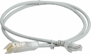 PC01-11045-4P3M патч-корд 110-rj45 4 пары, кат.5е, 3м, серый ITK