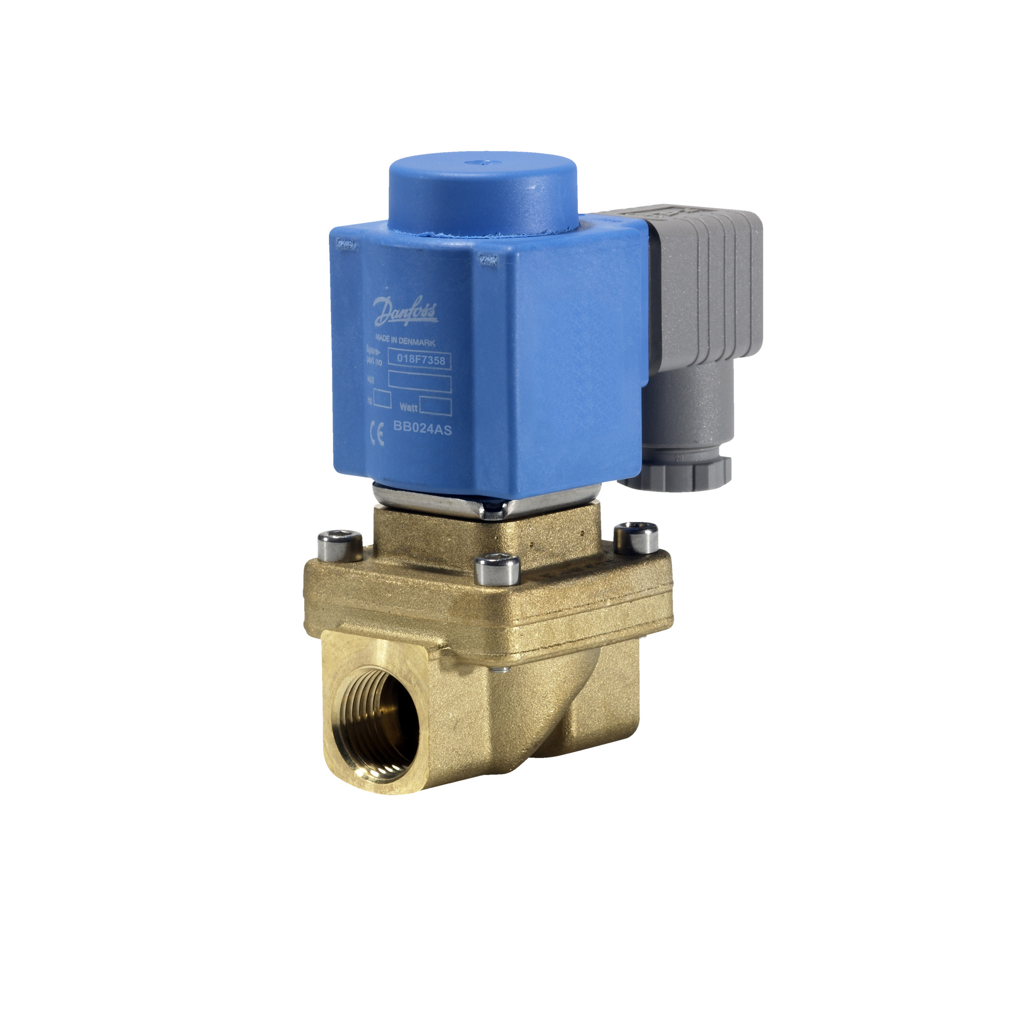 Danfoss EV250B — двухходовые электромагнитные клапаны с принудительным подъемом Клапан электромагнитный EV250B 032U5351  - Вид №4