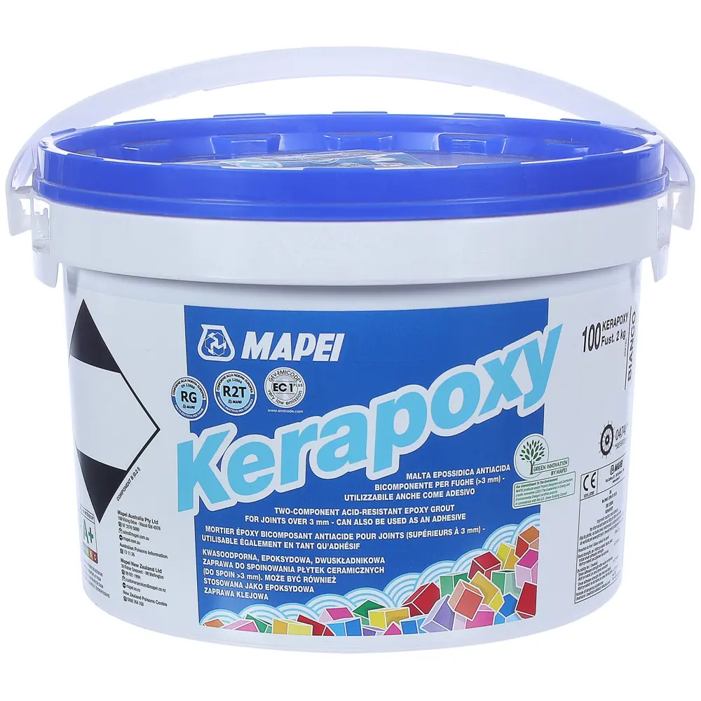 Затирка эпоксидная Mapei Kerapoxy N100 цвет белый 2 кг 82001530 STLM-2130781 Без серии - Вид №3