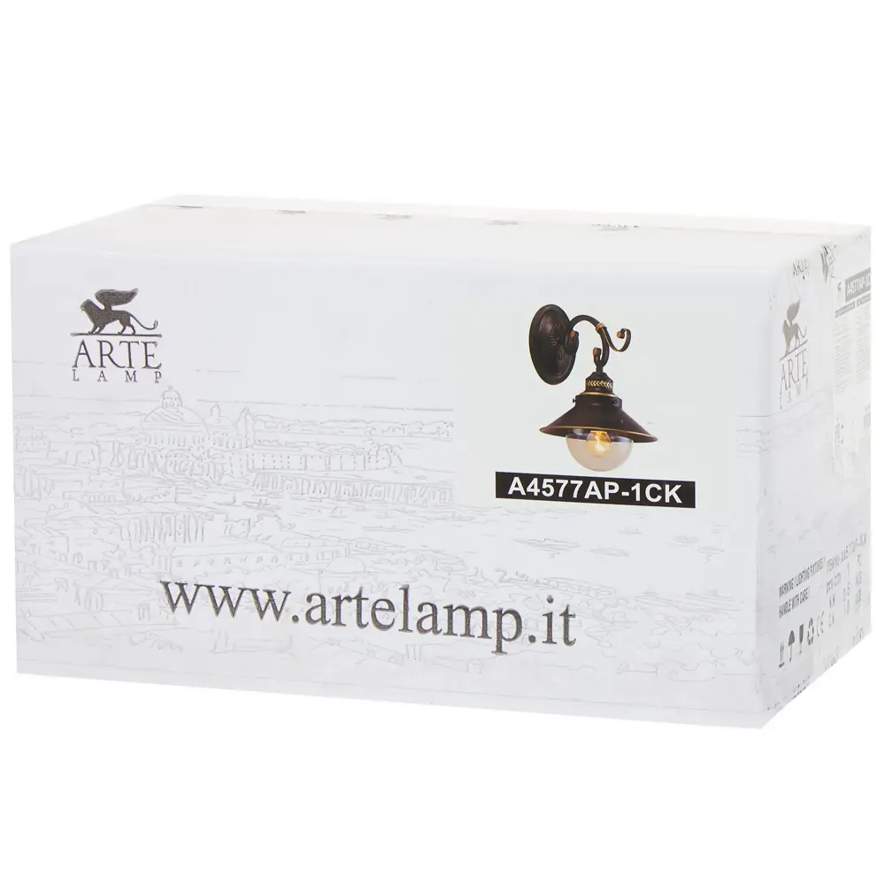 Бра Grazioso 1xE27x60 Вт, цвет шоколад 18638900 STLM-2171666 Arte Lamp  - Вид №8