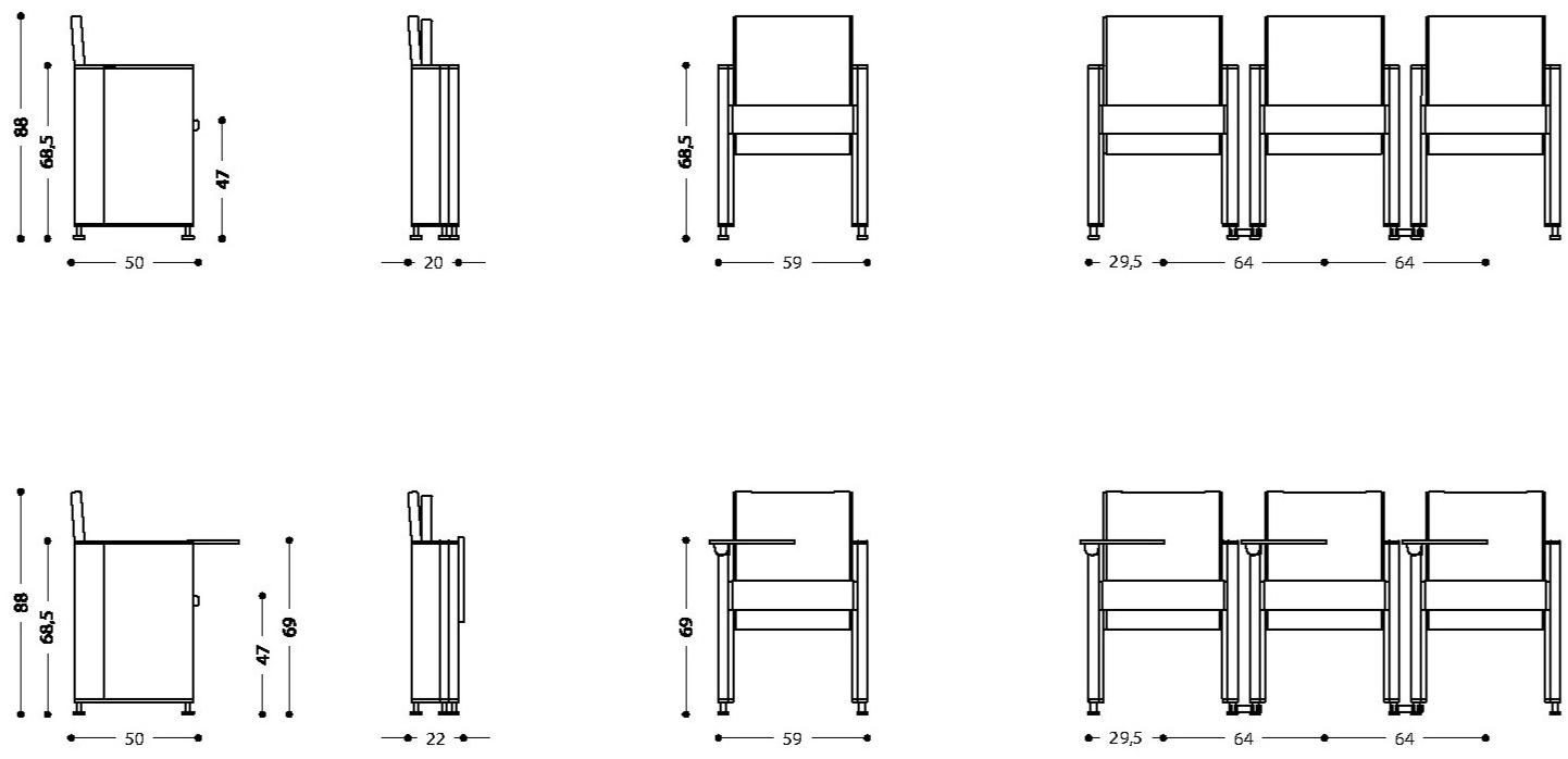 LAMM Стул для конференций складной с откидной крышкой sun-id-1507836 - Вид №12