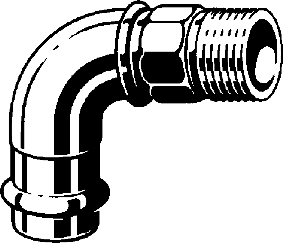 345 792 Модель 2614 Трубопроводные системы  Profipress G  Переходники/​переходные угольники Santreyd  - Вид №1