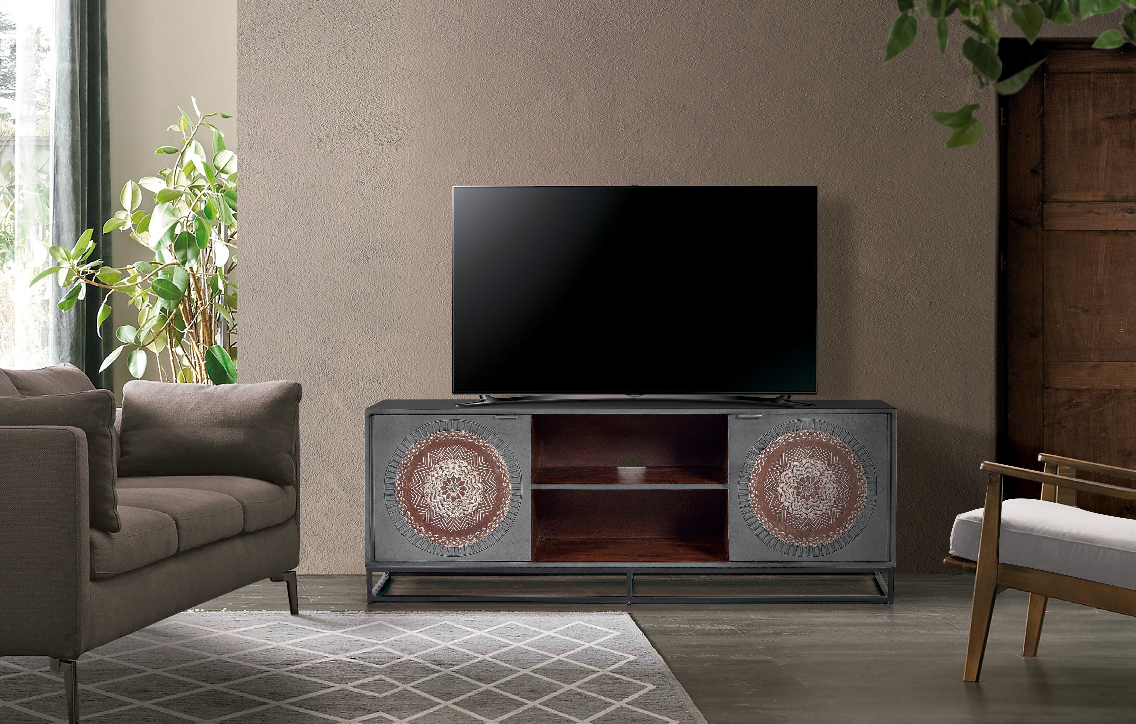 Шкаф для телевизора mango с распашными дверцами Giner y Colomer Wood Mandala ARCH-00109438 - Вид №2