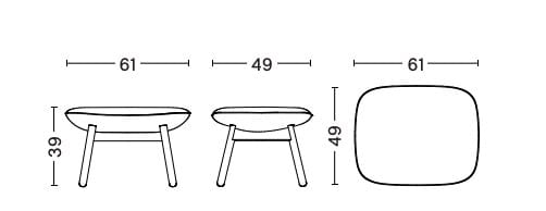 Тканевая мягкая подставка для ног Hay Учива ARCH-00119148 - Вид №34