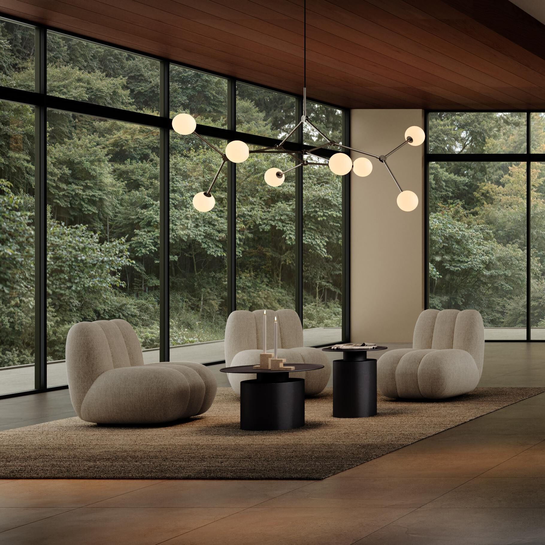 Круглый металлический журнальный столик 101 Copenhagen Pillar ARCH-00038803 - Вид №4