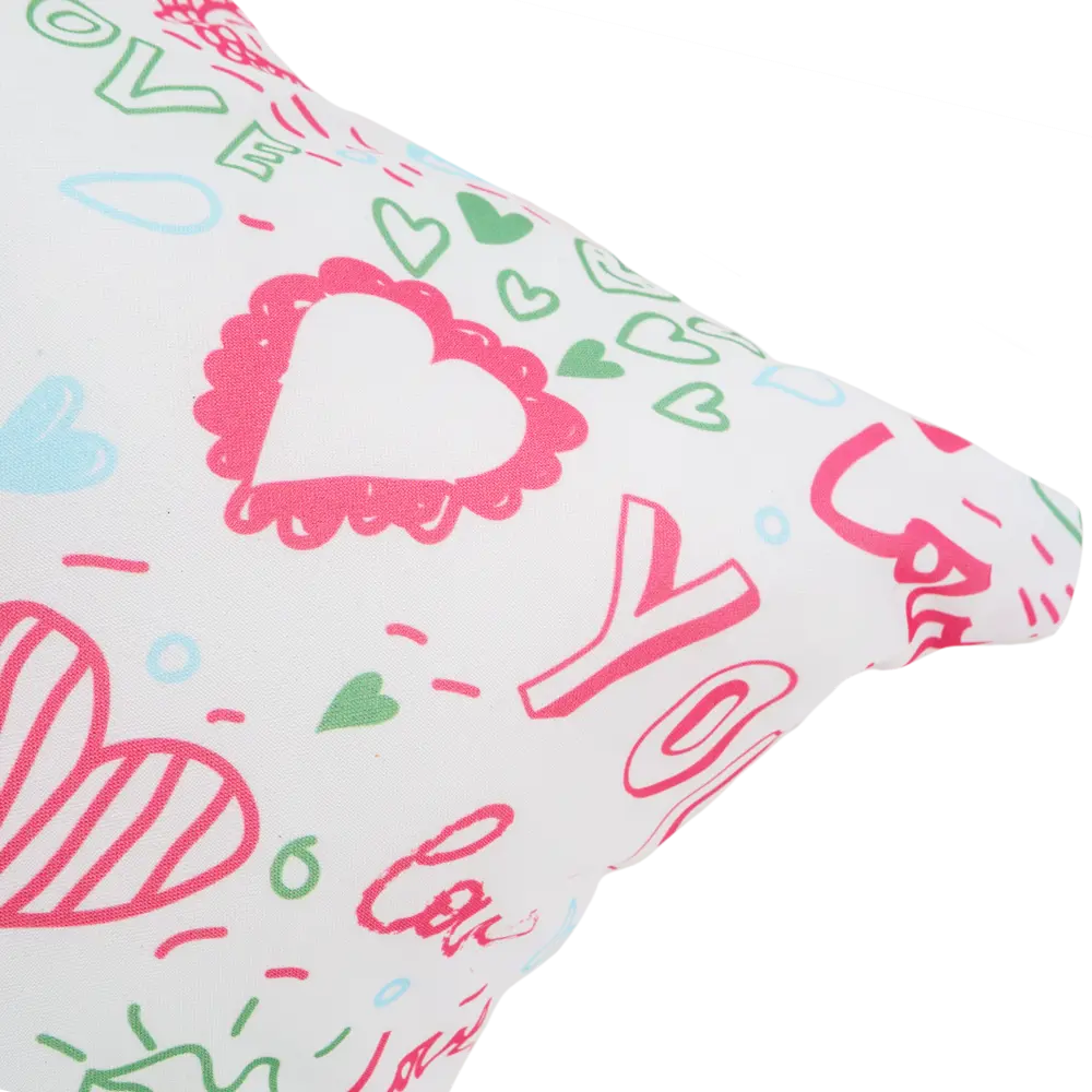 Подушка «Love», 40х40 см, цвет розовый SEASONS STLM-2085043 - Вид №2