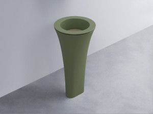 AMLA45-AG+AMPILT-AN+AMCOLT-AG Раковина Amedeo Tondo отдельностоящая cielo Enjoy + Amedeo