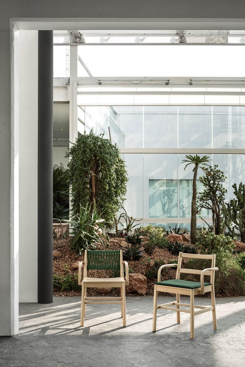 TrabA' Стул из бука со встроенной подушкой Julie 0021-imb-ar - Вид №4