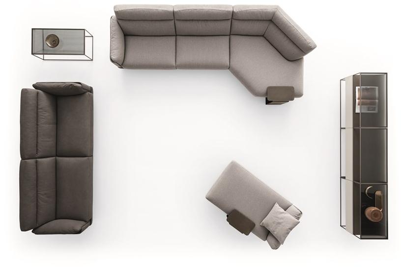 Ditre Italia 3-х местный кожаный диван Skin sun-id-1366998 - Вид №2