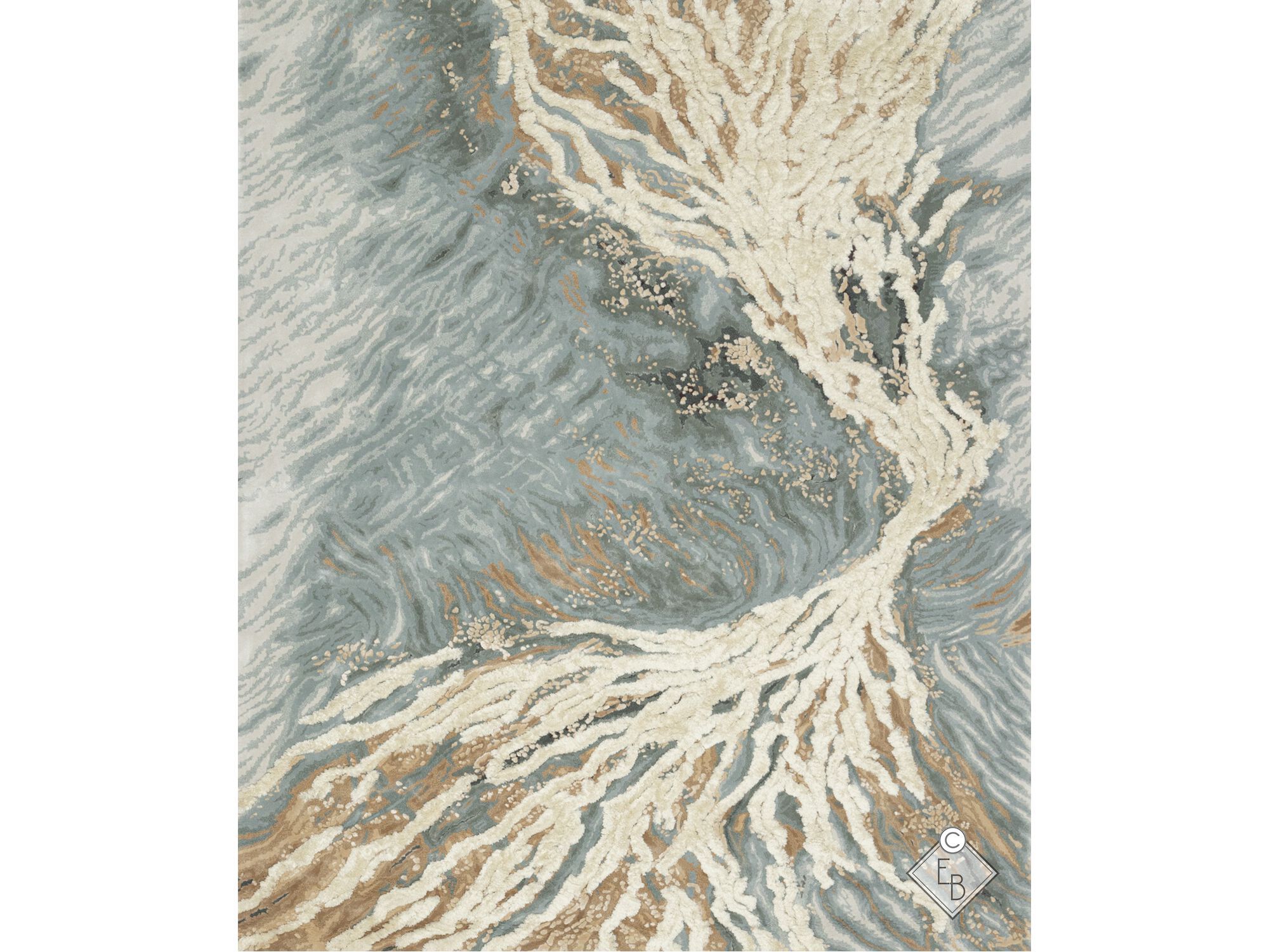 Шелковый прямоугольный ковер Edition Bougainville Inspiration ARCH-00002387 - Вид №1