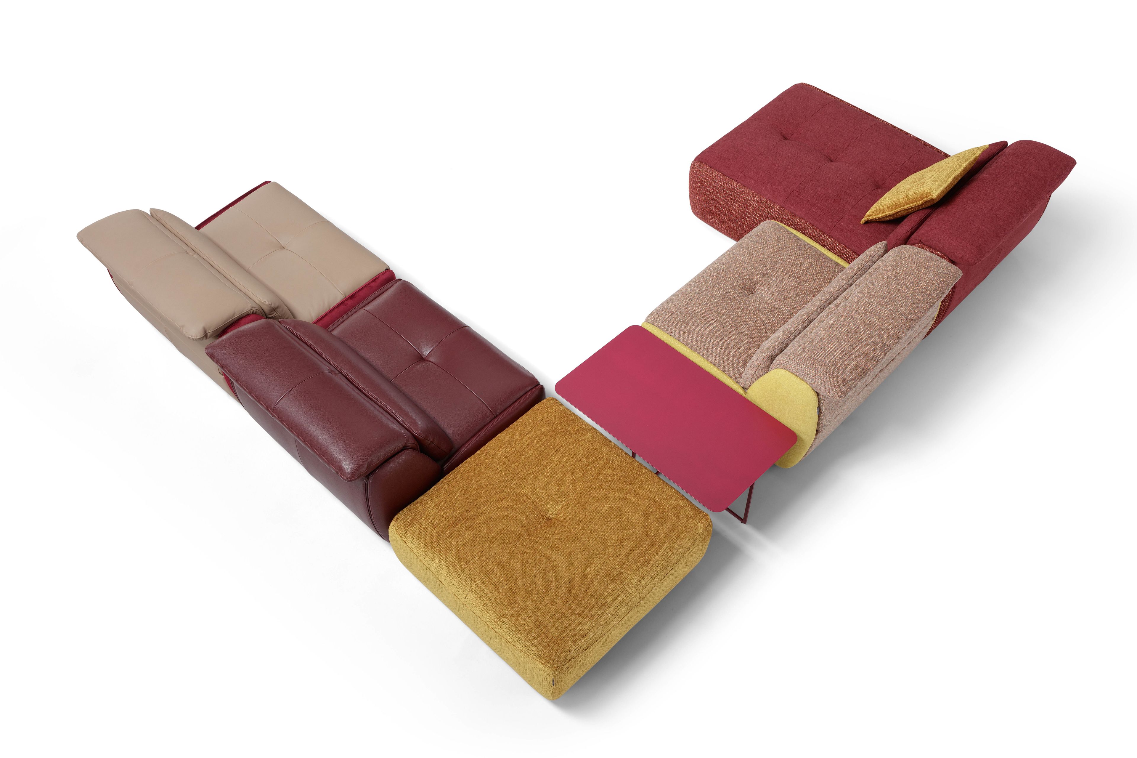 Кожаный диван с электрическим движением Egoitaliano Selfy ARCH-00022295 - Вид №5