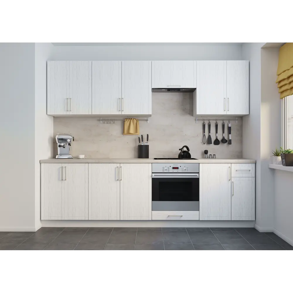 Навесной кухонный шкаф DELINIA Агидель белый 60х67.6х29 см 86586447 STLM-0887877 - Вид №5