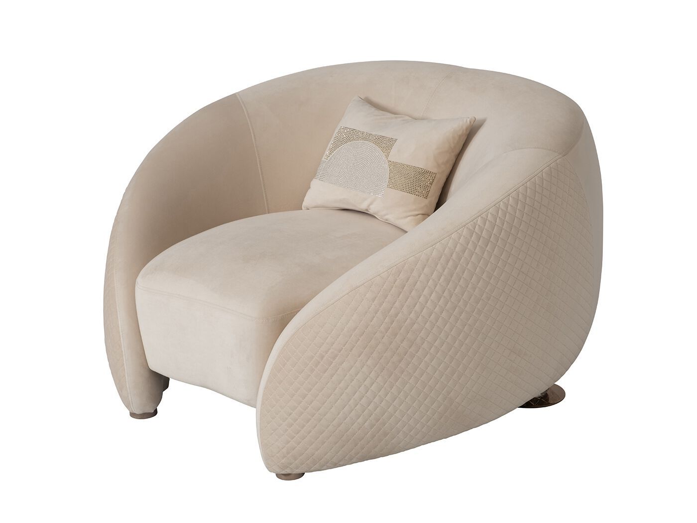 Тканевое кресло с подлокотниками Zebrano Phaselis ARCH-00048048 - Вид №1