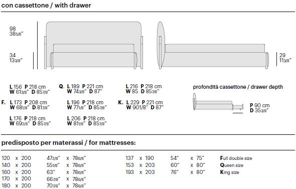 Bolzan Letti Кровать-контейнер двуспальная Flag sun-id-1451985 - Вид №3