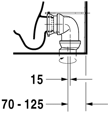 21420900002 Компакт унитаз с бачком Белый Duravit D-Code Германия - Вид №8