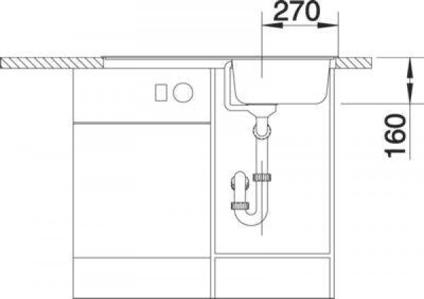 511942 Кухонная мойка Blanco Tipo 45 S  Blanco Tipo - Вид №3