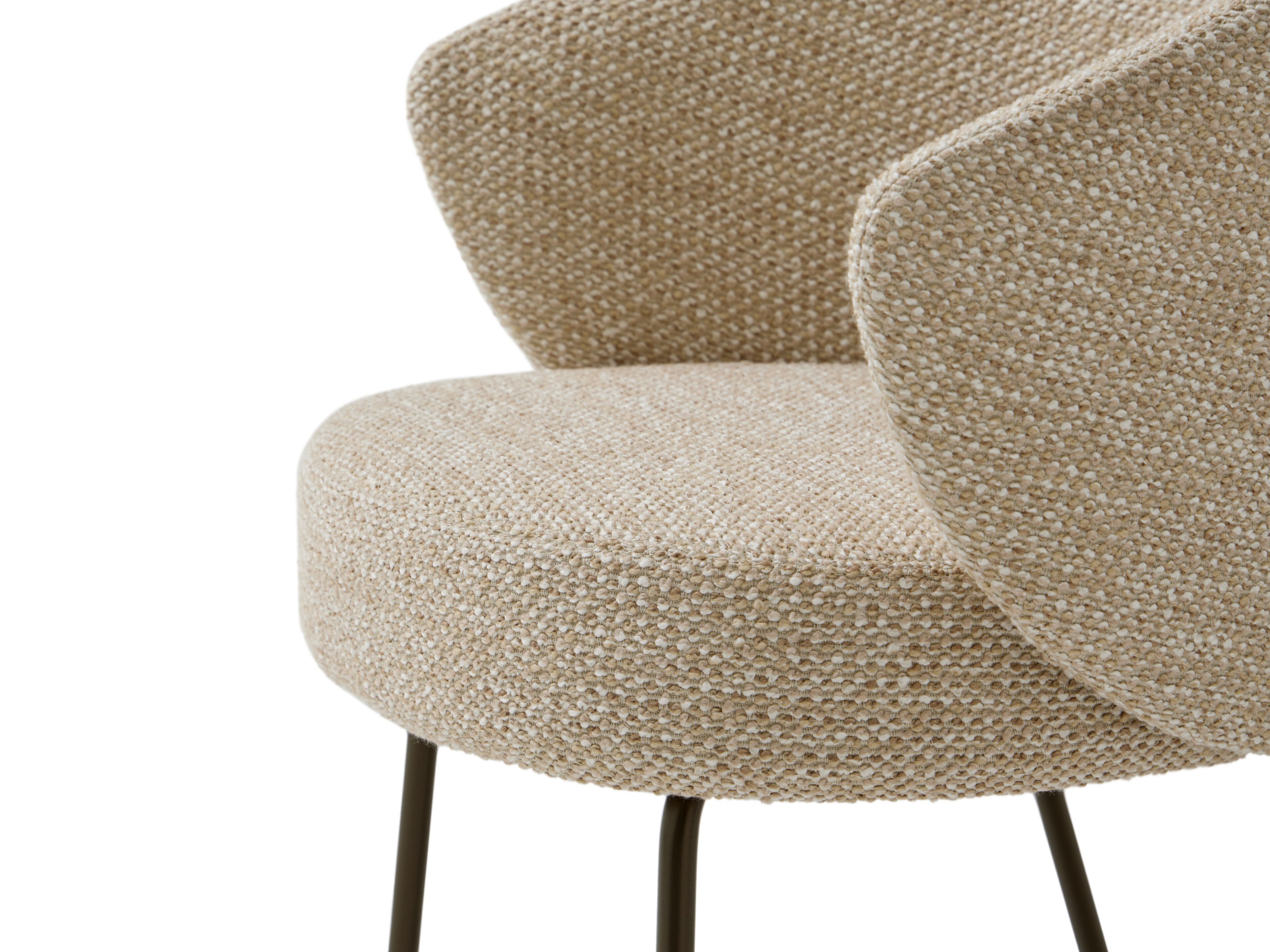 Тканевый стул с подлокотниками MOBLIBERICA GAVI ARCH-00130324 - Вид №3