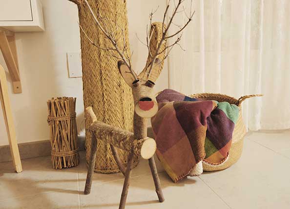 NS517 Северный олень Dekoraniaevents Navidad 