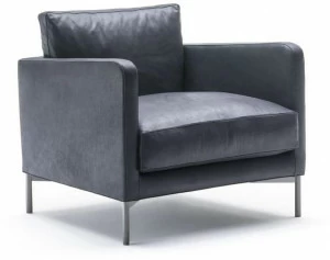 Living Divani Кресло со съемным кожаным чехлом Dumas