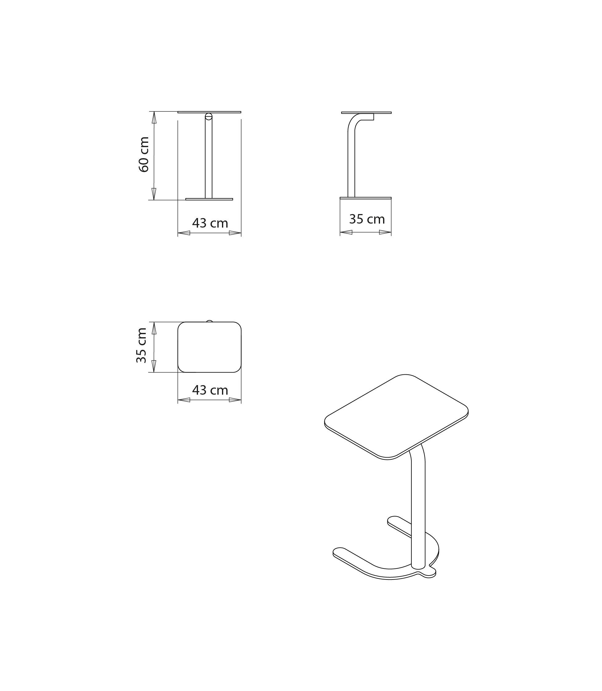 Стальной журнальный столик Et al Cosmo ARCH-00017306 - Вид №3