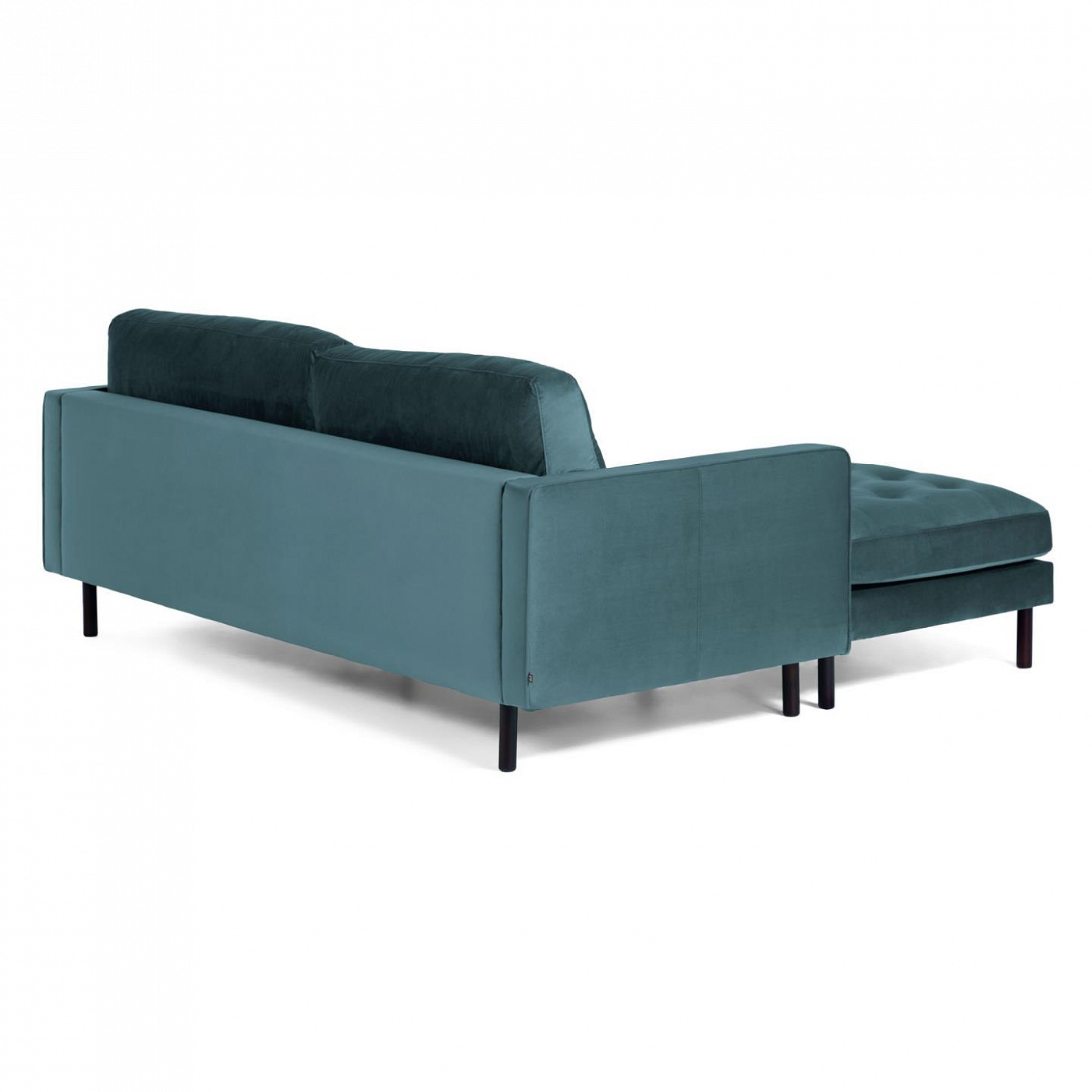 088105 BOGART Диван 3-местный бирюзовый бархат с пуфом 222 cm La Forma Debra - Вид №8