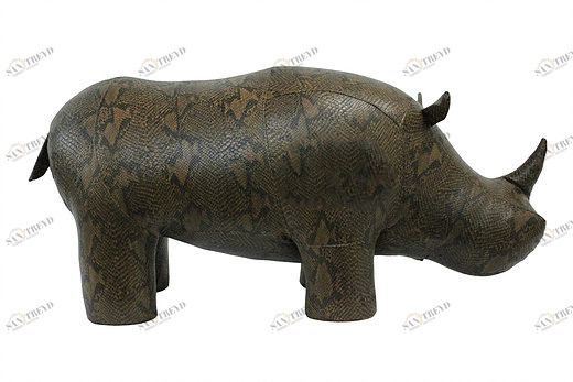 Пуф "Носорог" мини черный EUROSON ЖИВОТНЫЕ 126102 -