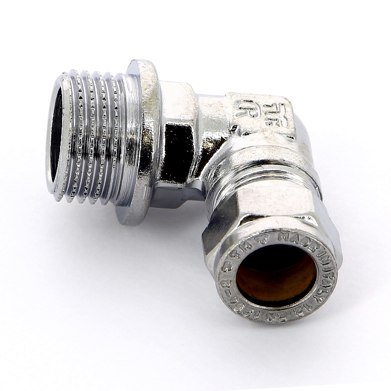 Угол обжим-Н хромированный TIEMME 12х1/2" 1130070 - Вид №1