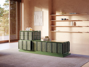 Шкаф для холодильника с откидным верхом