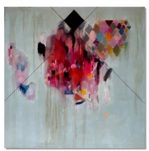 ICI ET LÀ Смешанная техника на холсте K. fabrizzi Kf36