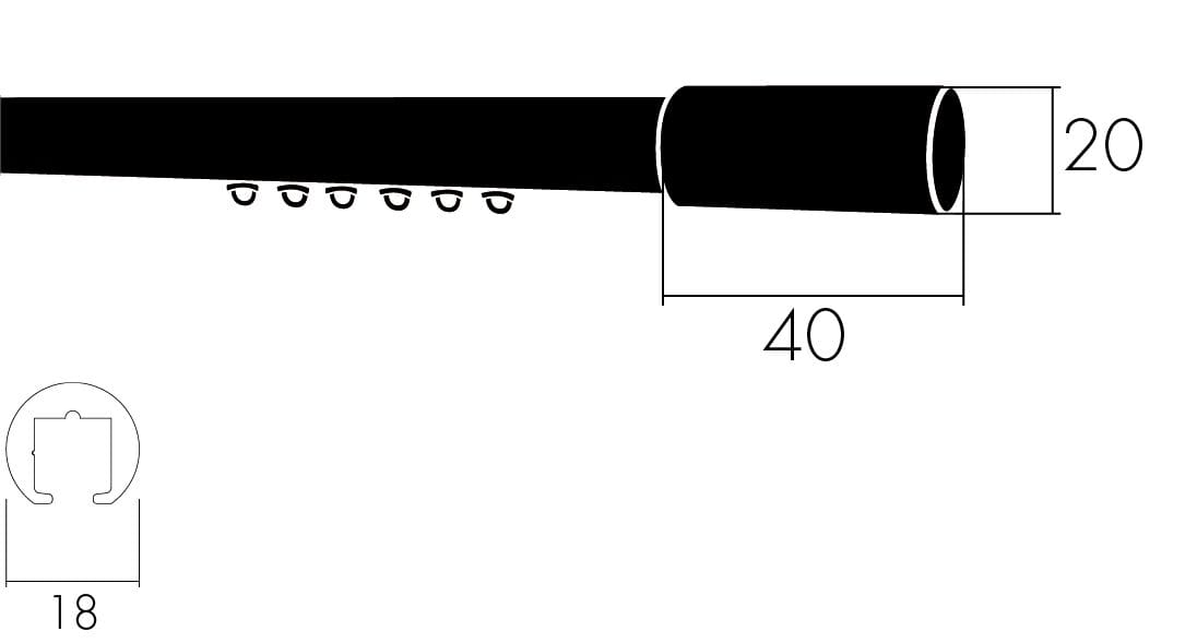 Алюминиевая карниз Frandoli повседневная ARCH-00035042 - Вид №4